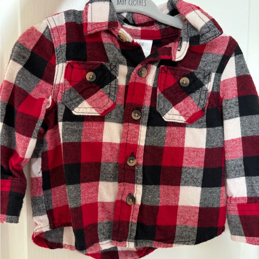 Okie dokie plaid shirt